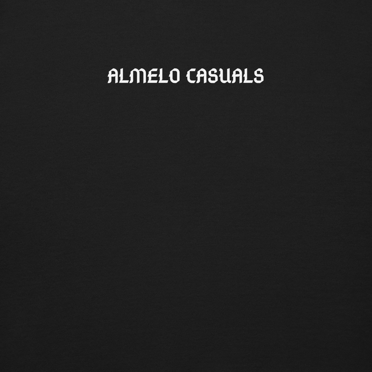 ALMELO CASUALS SWEATER BLACK CLOSE UP 1
