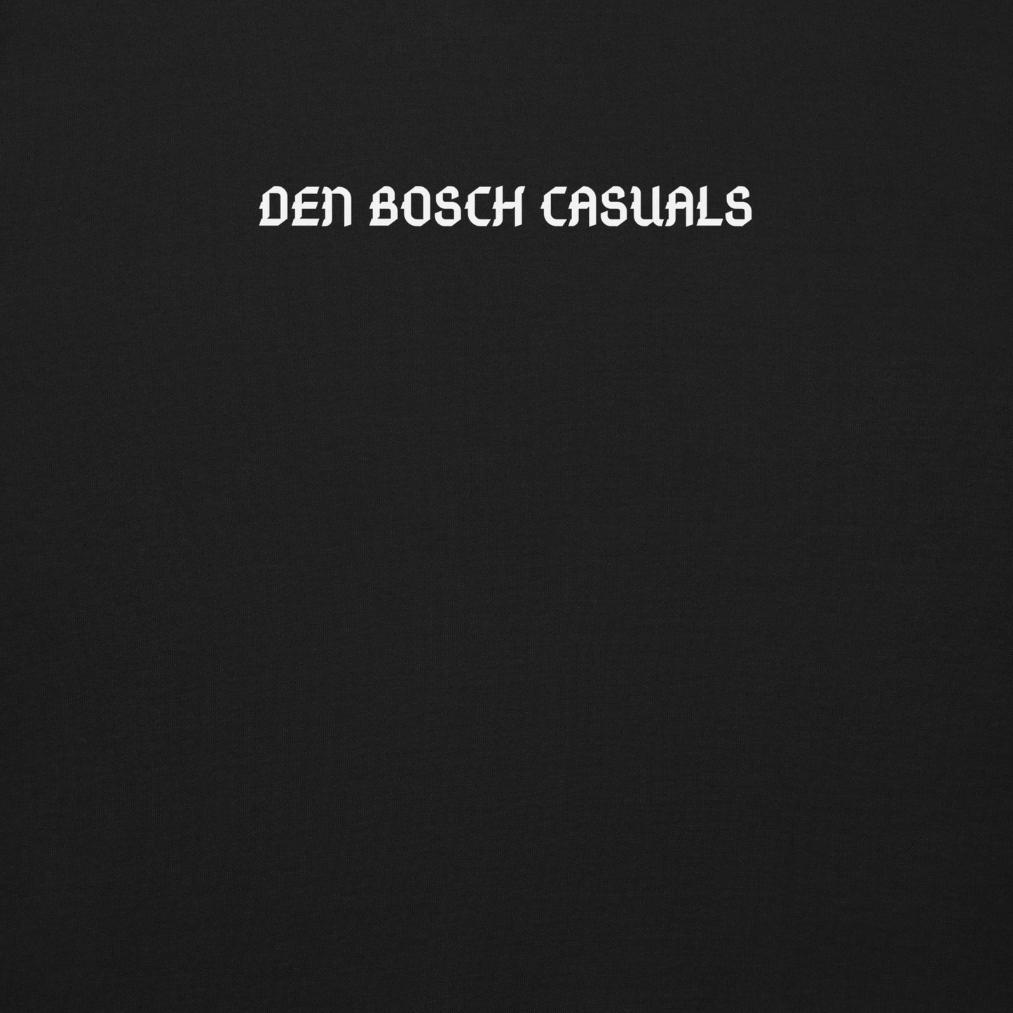 DEN BOSCH CASUALS SWEATER BLACK CLOSE UP 1