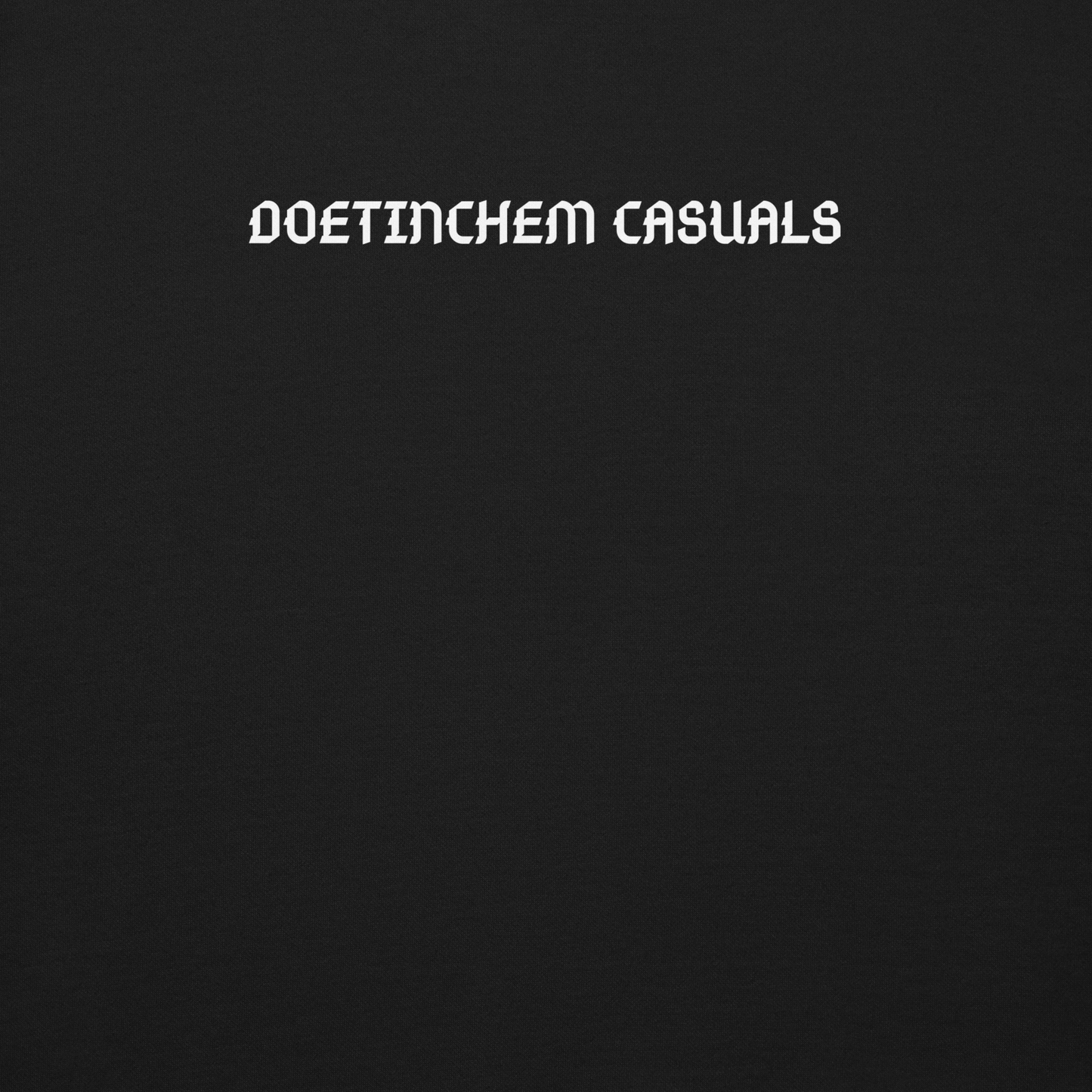 DOETINCHEM CASUALS SWEATER BLACK CLOSE UP 1