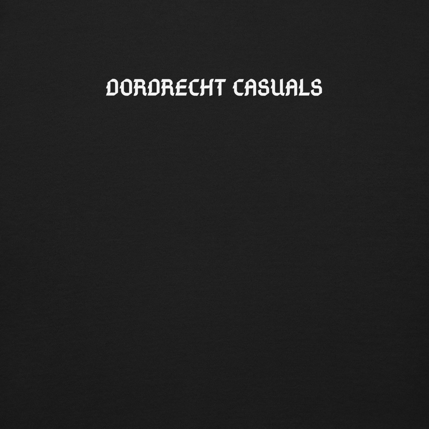 DORDRECHT CASUALS SWEATER BLACK CLOSE UP 1