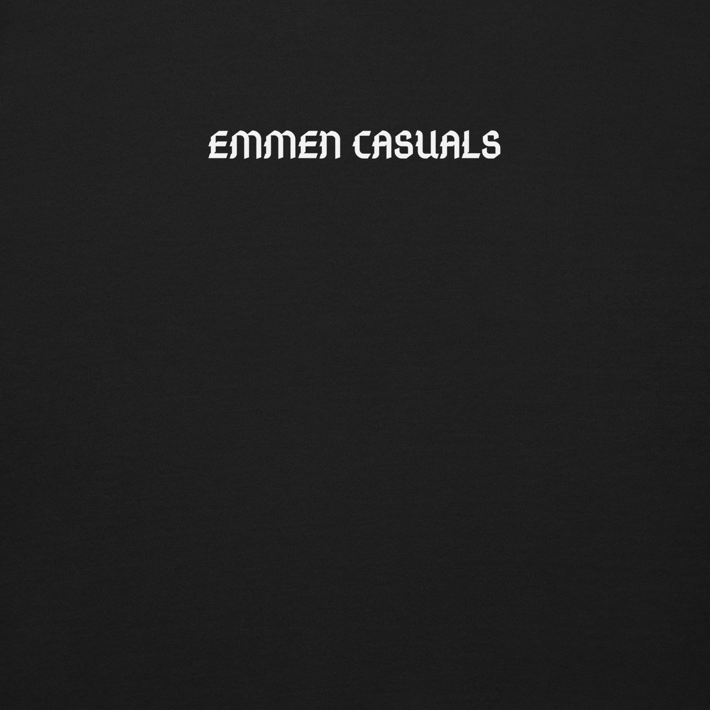 EMMEN CASUALS SWEATER BLACK CLOSE UP 1