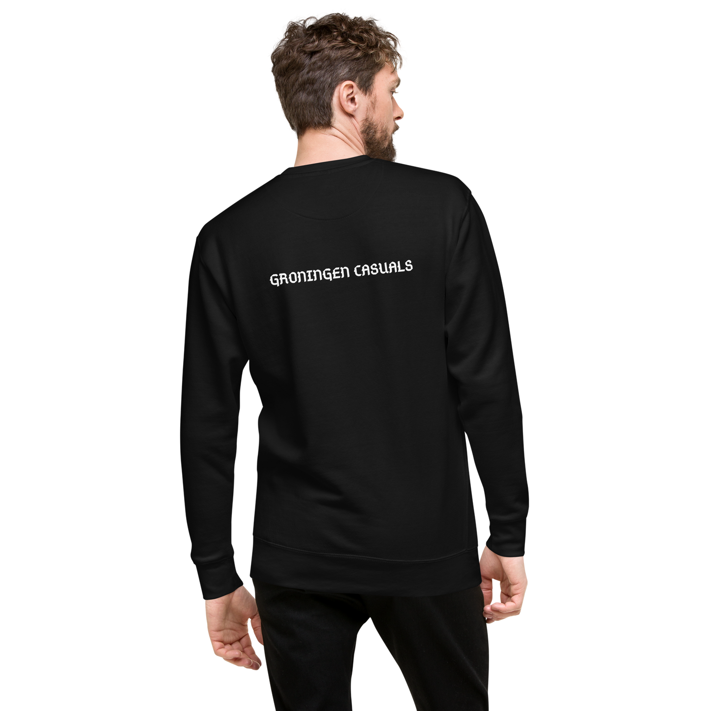 GRONINGEN CASUALS SWEATER BLACK MAN 2