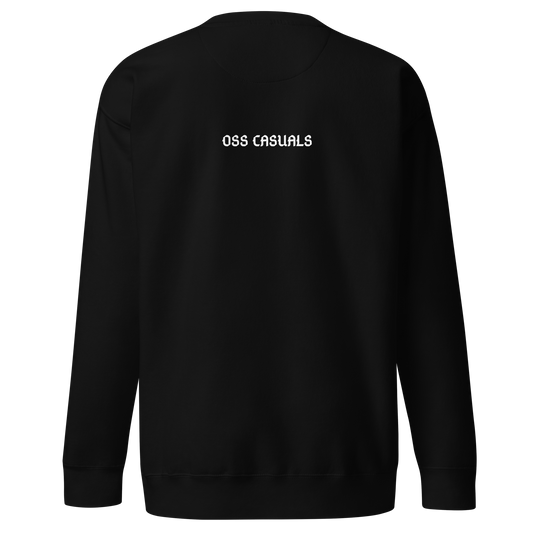 OSS CASUALS SWEATER BLACK BACK