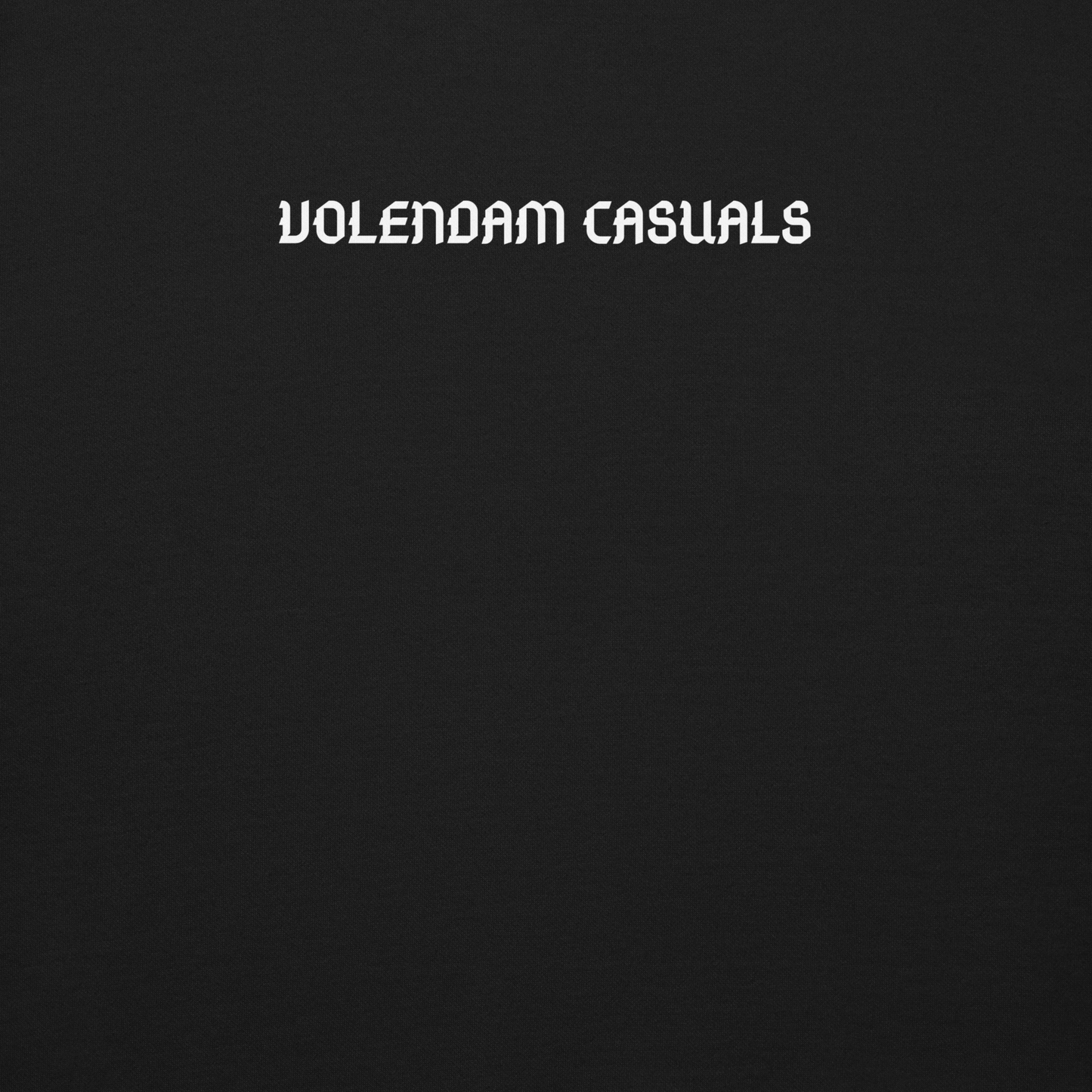 VOLENDAM CASUALS SWEATER BLACK CLOSE UP 1