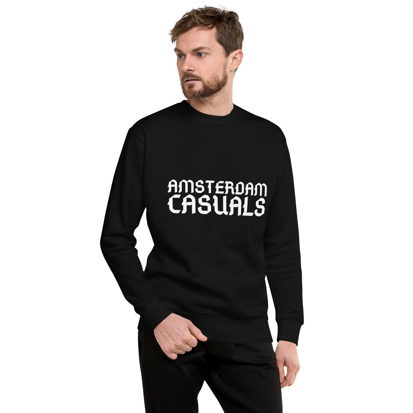 AMSTERDAM CASUALS SWEATER BLACK MAN 1