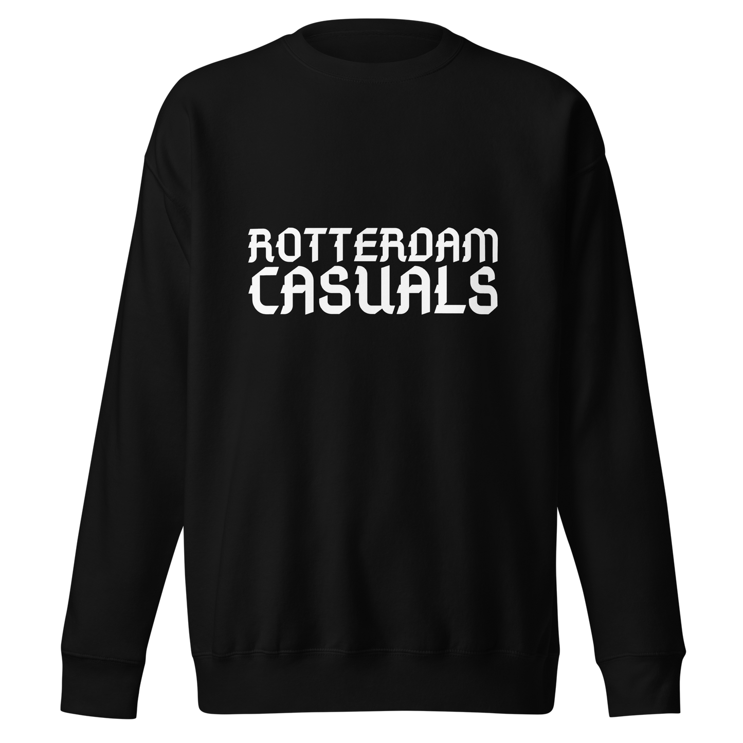 ROTTERDAM CASUALS SWEATER BLACK FRONT