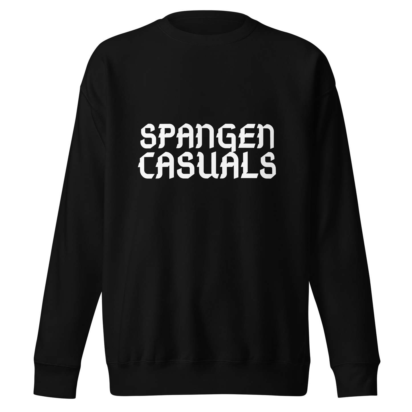 SPANGEN CASUALS SWEATER BLACK FRONT