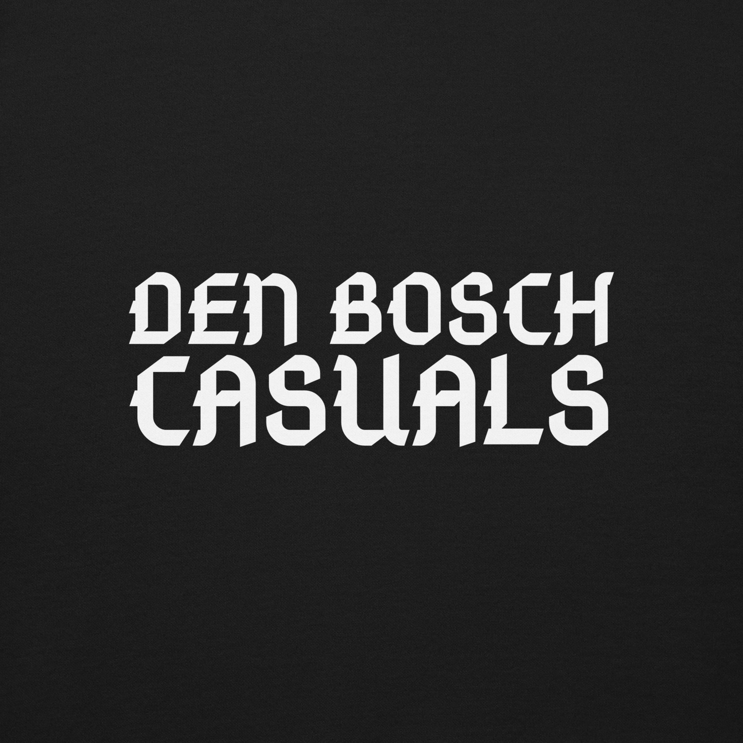 DEN BOSCH CASUALS SWEATER BLACK CLOSE UP 2