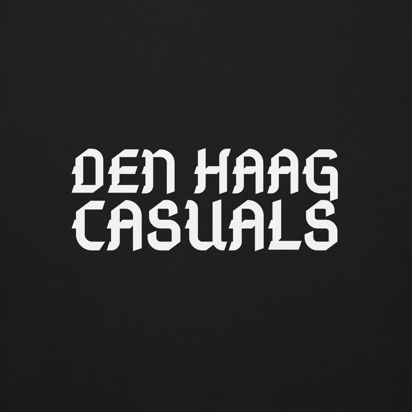 DEN HAAG CASUALS SWEATER BLACK CLOSE UP 2