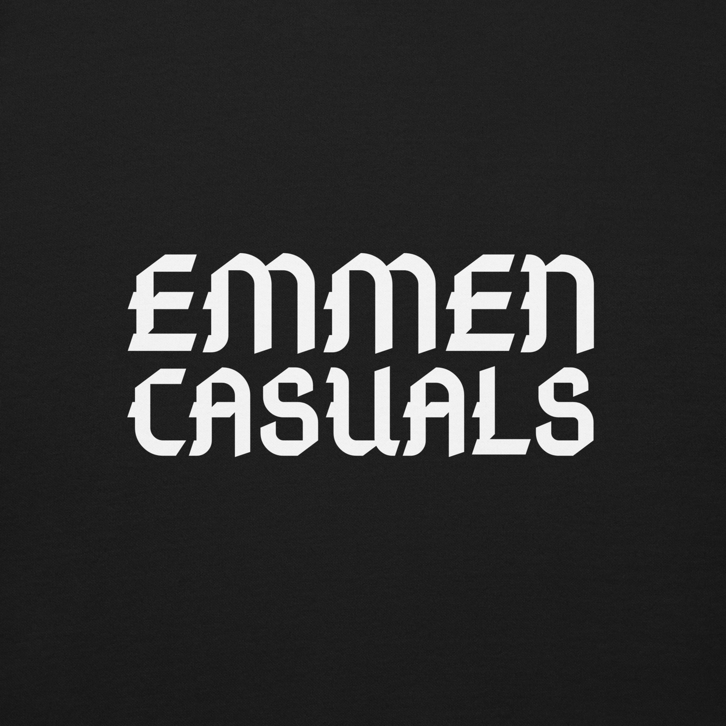 EMMEN CASUALS SWEATER BLACK CLOSE UP 2