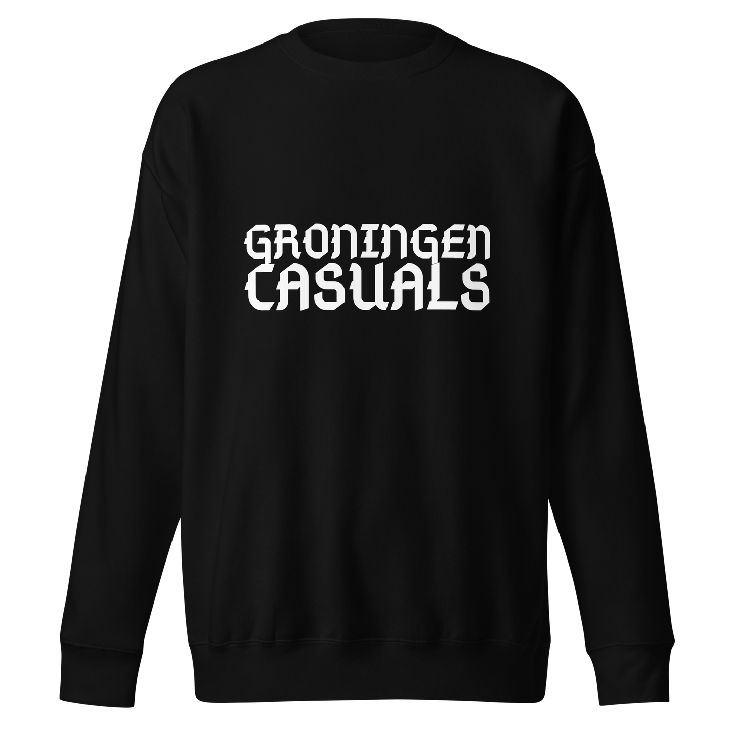 GRONINGEN CASUALS SWEATER BLACK FRONT