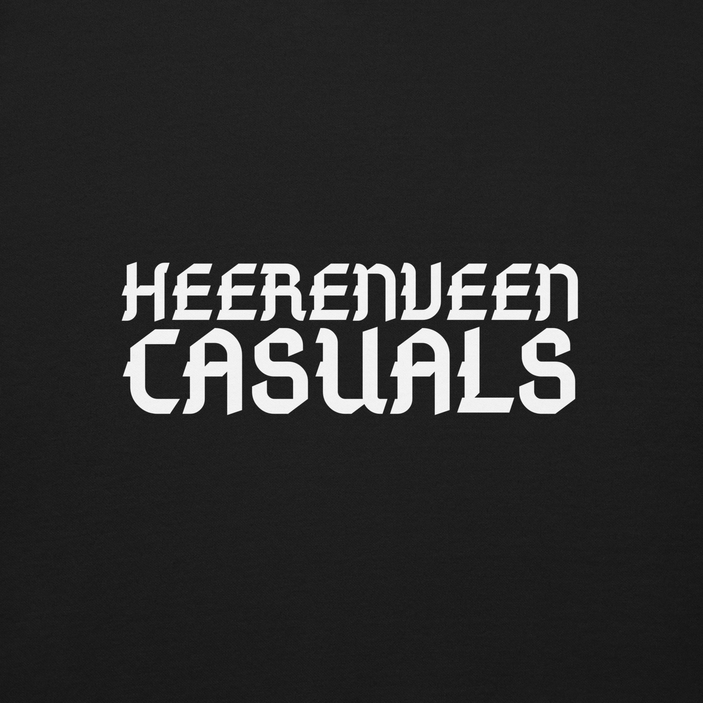HEERENVEEN CASUALS SWEATER BLACK CLOSE UP 2