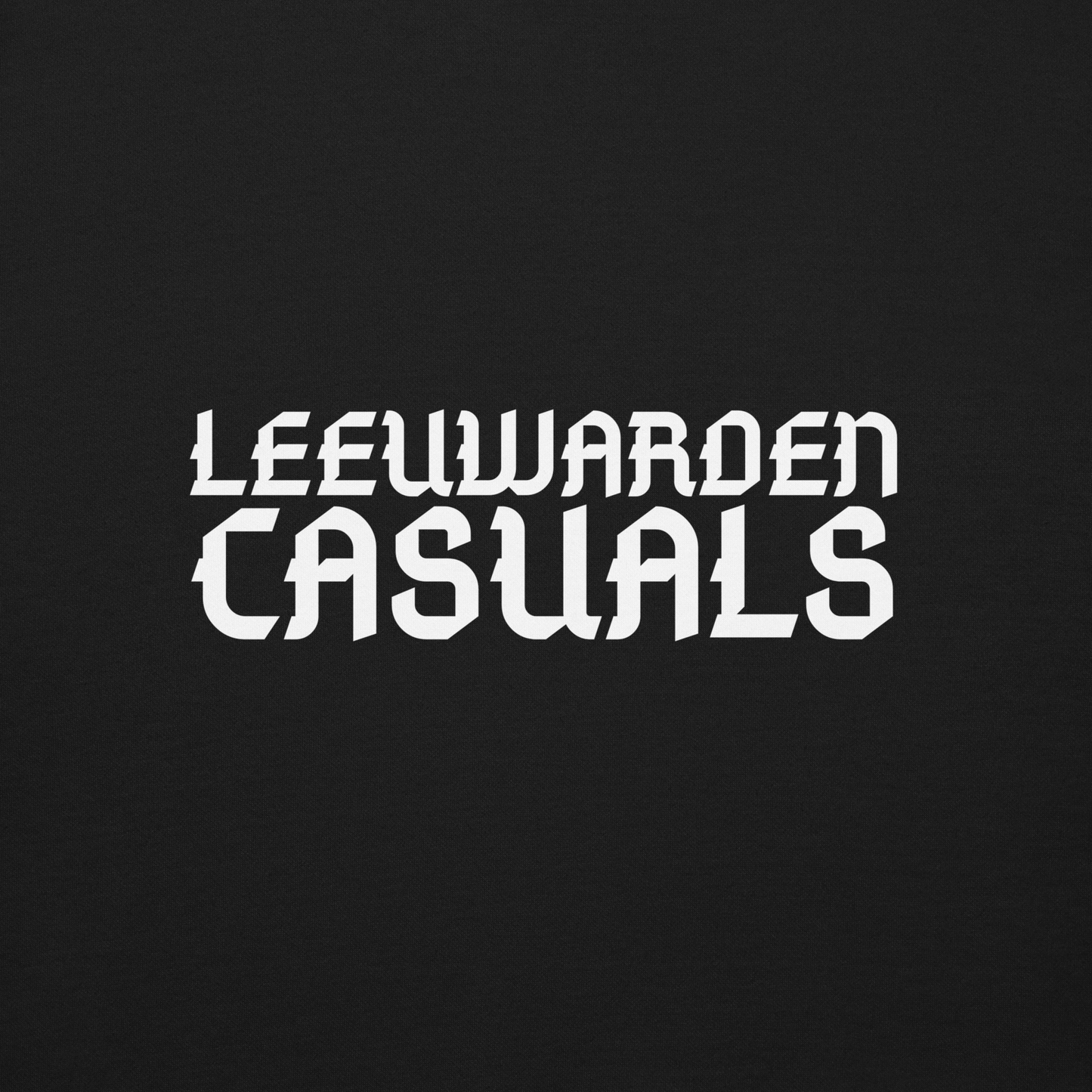 LEEUWARDEN CASUALS SWEATER BLACK CLOSE UP 2