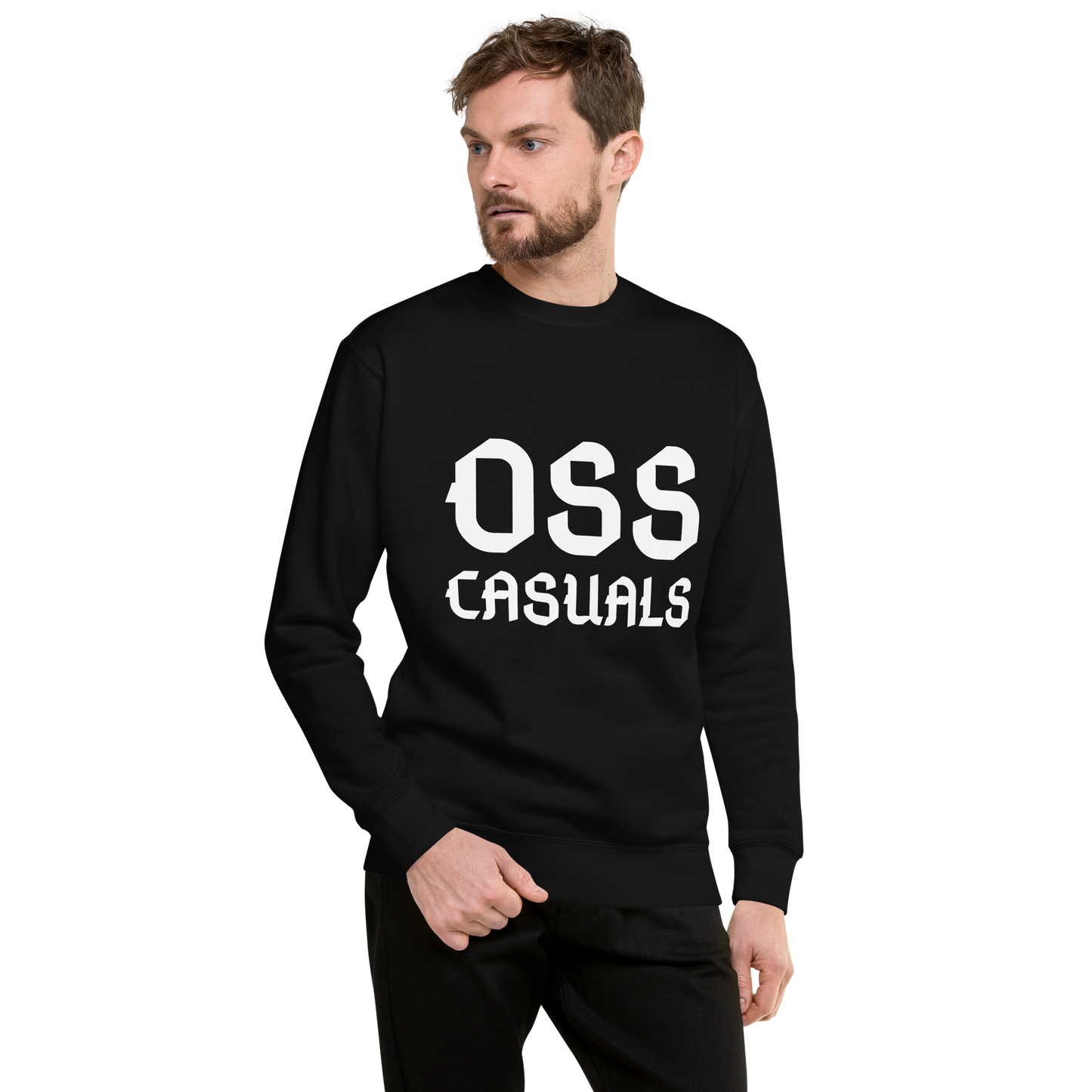 OSS CASUALS SWEATER BLACK MAN 1
