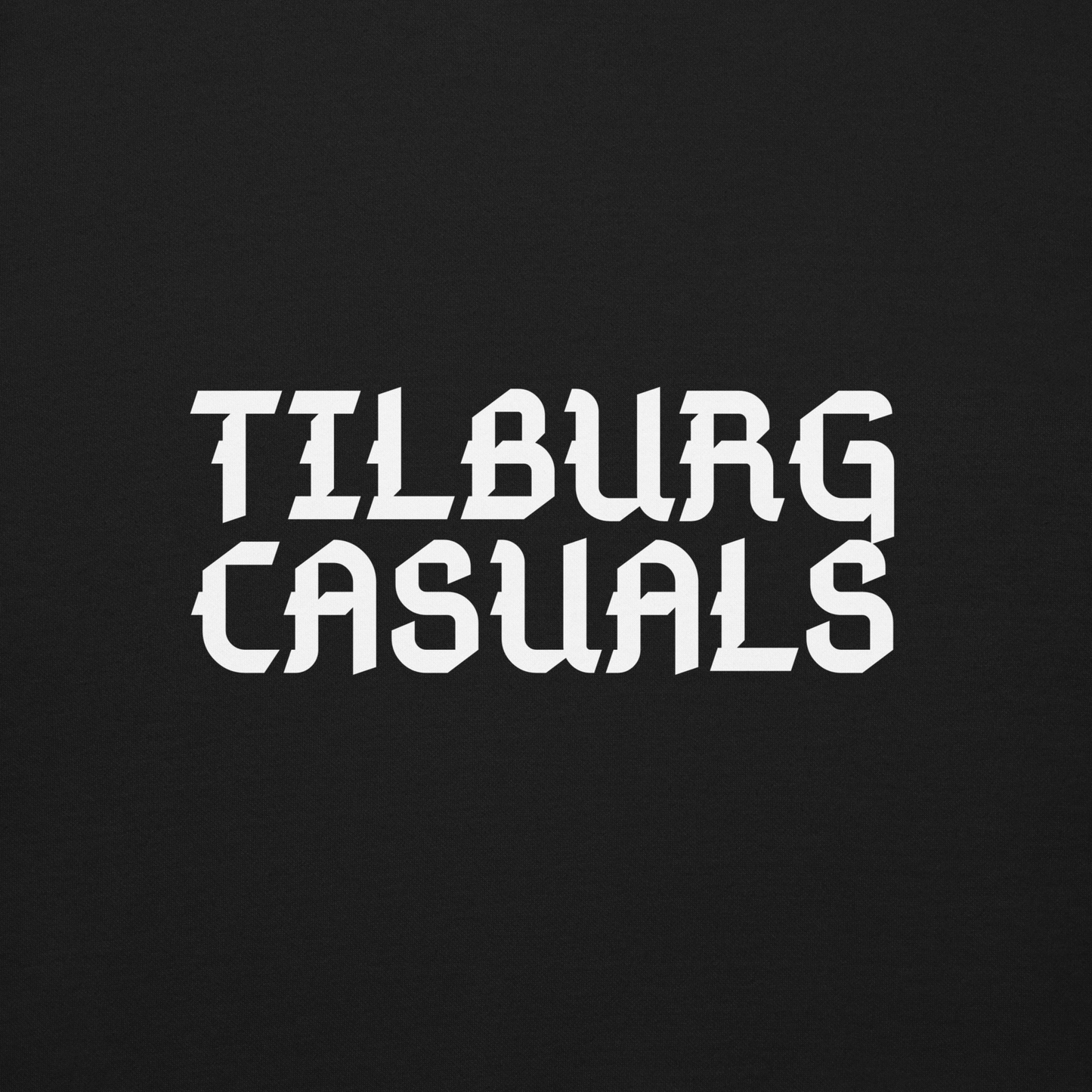 TILBURG CASUALS SWEATER BLACK CLOSE UP 2
