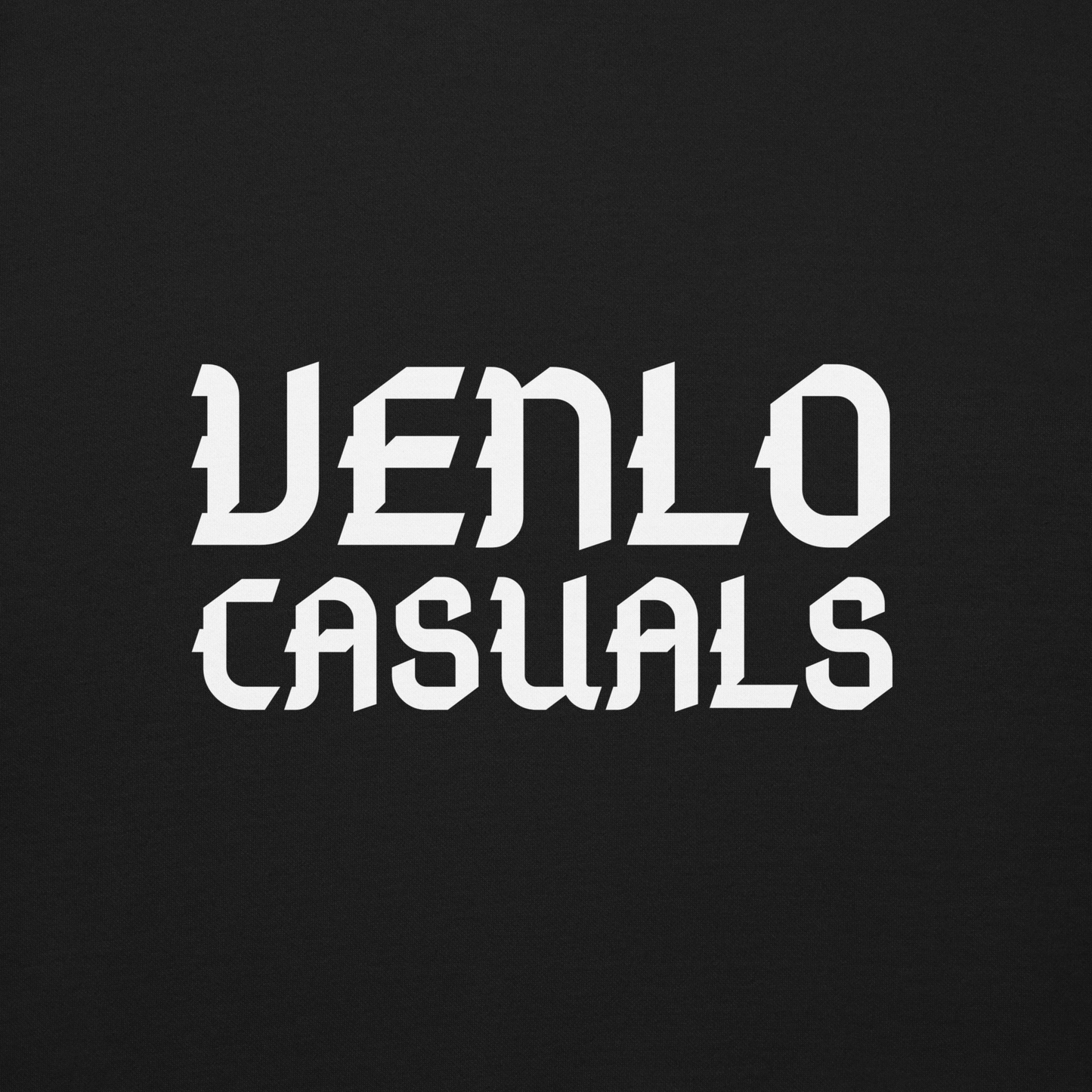 VENLO CASUALS SWEATER BLACK CLOSE UP 2