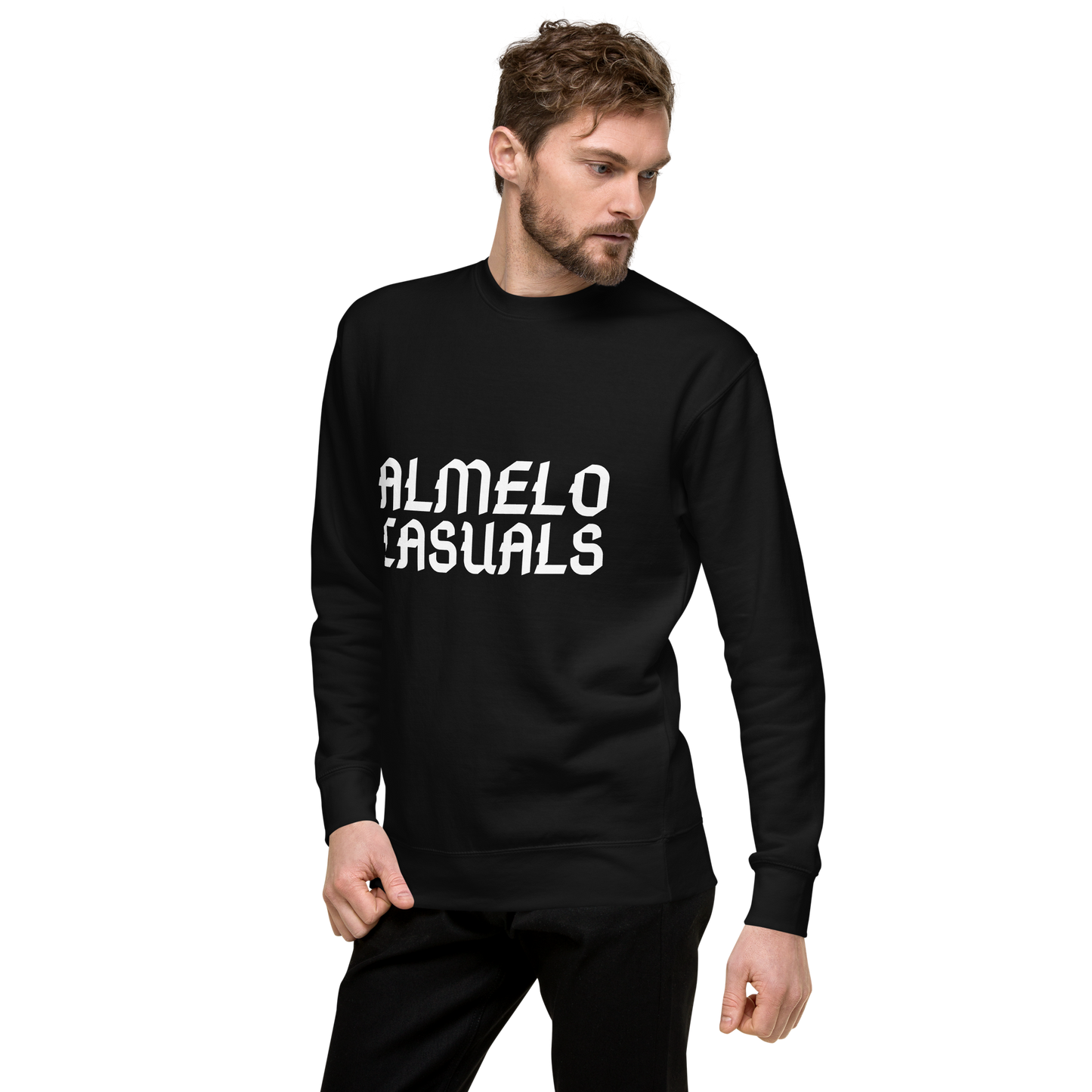 ALMELO CASUALS SWEATER BLACK MAN 3