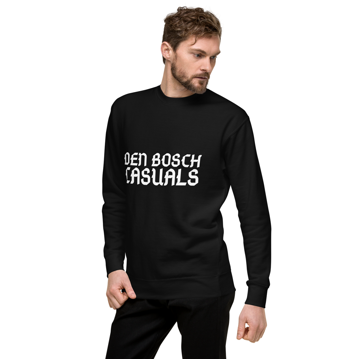 DEN BOSCH CASUALS SWEATER BLACK MAN 3