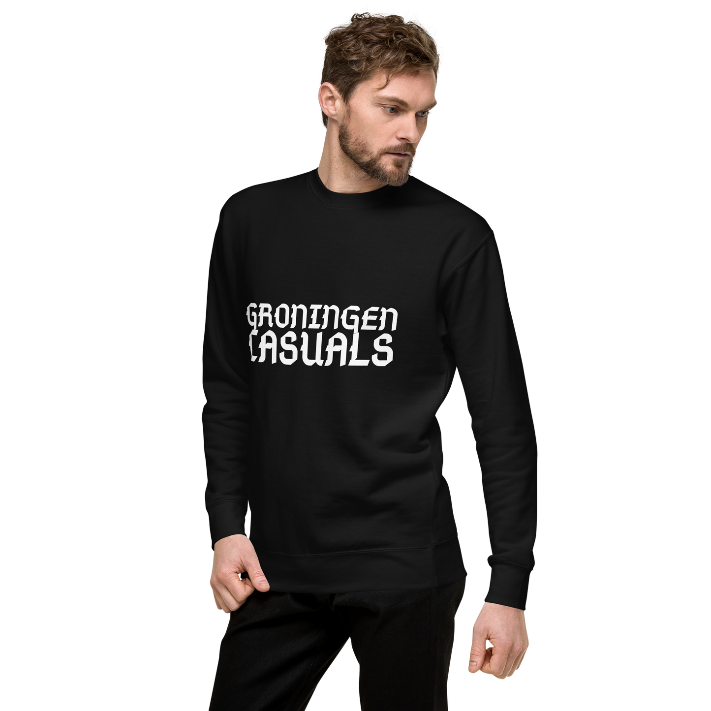 GRONINGEN CASUALS SWEATER BLACK MAN 3