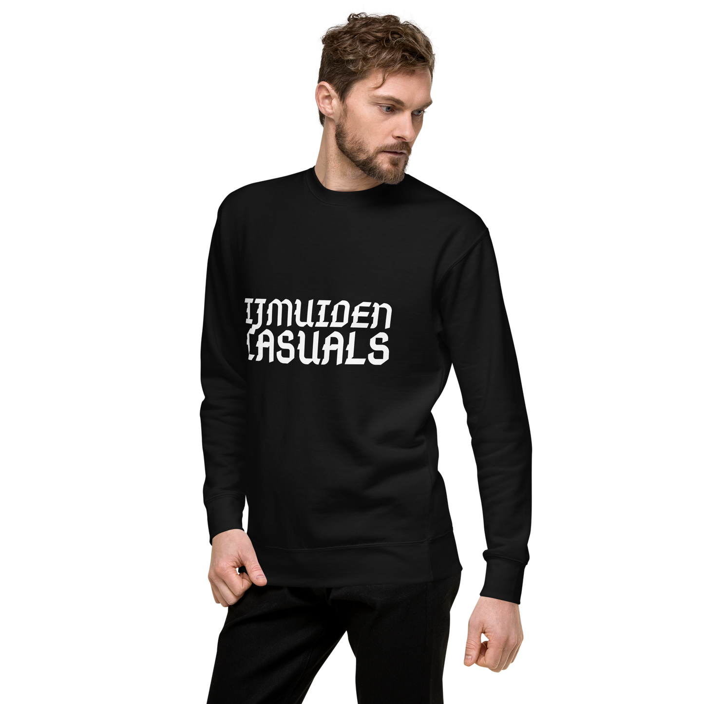 IJMUIDEN CASUALS SWEATER BLACK MAN 3