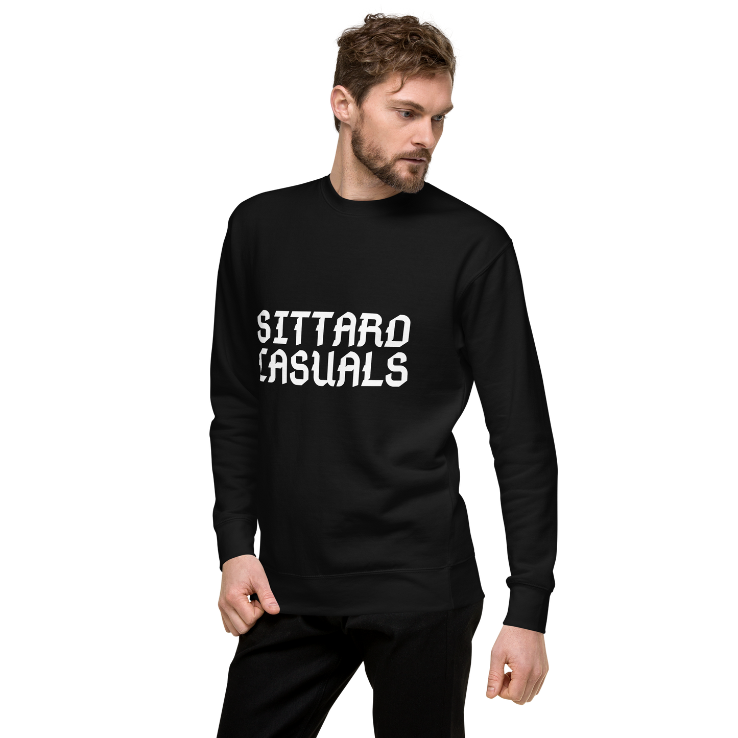 SITTARD CASUALS SWEATER BLACK MAN 3