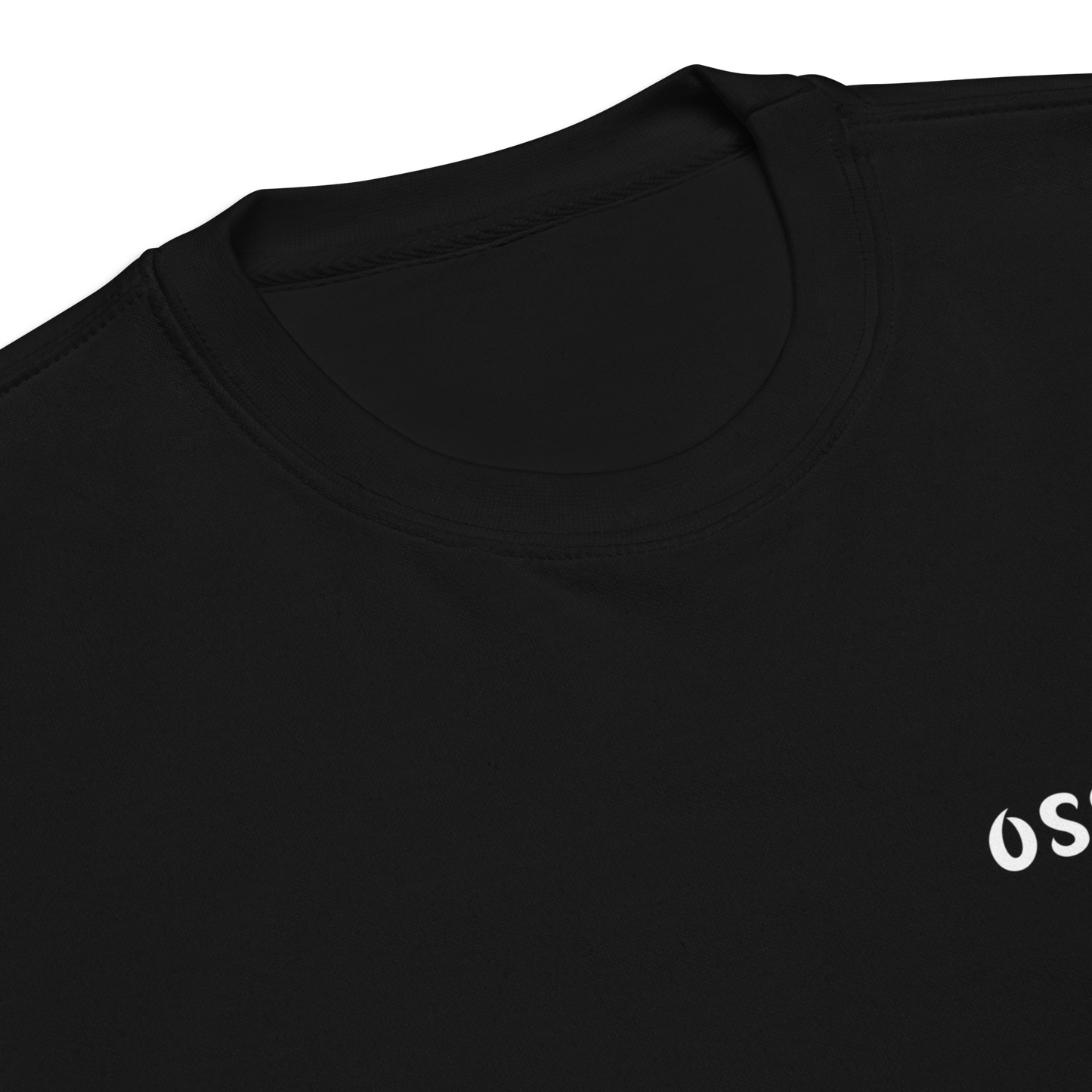 OSS LEGACY SWEATER BLACK CLOSE UP