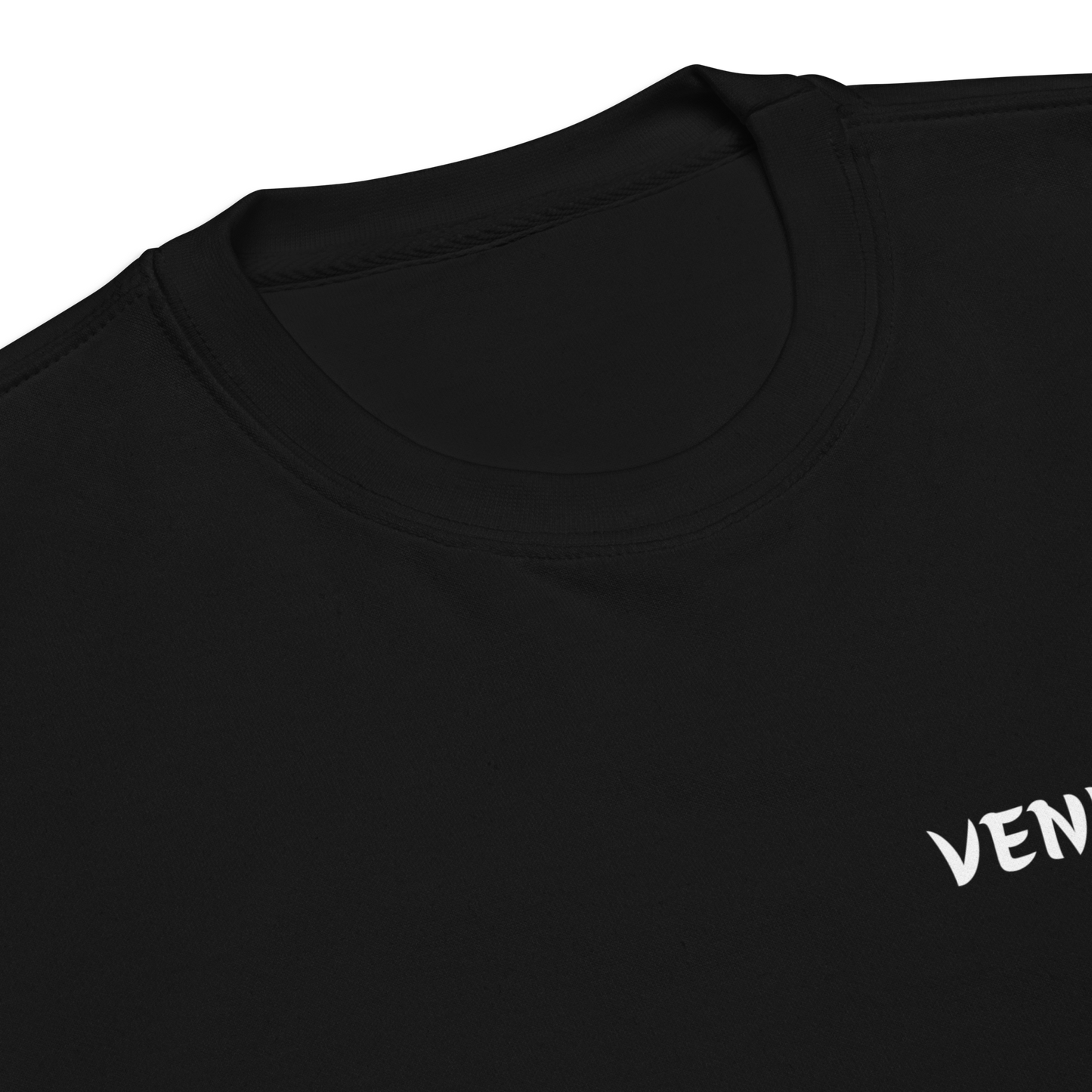 VENLO LEGACY SWEATER BLACK CLOSE UP