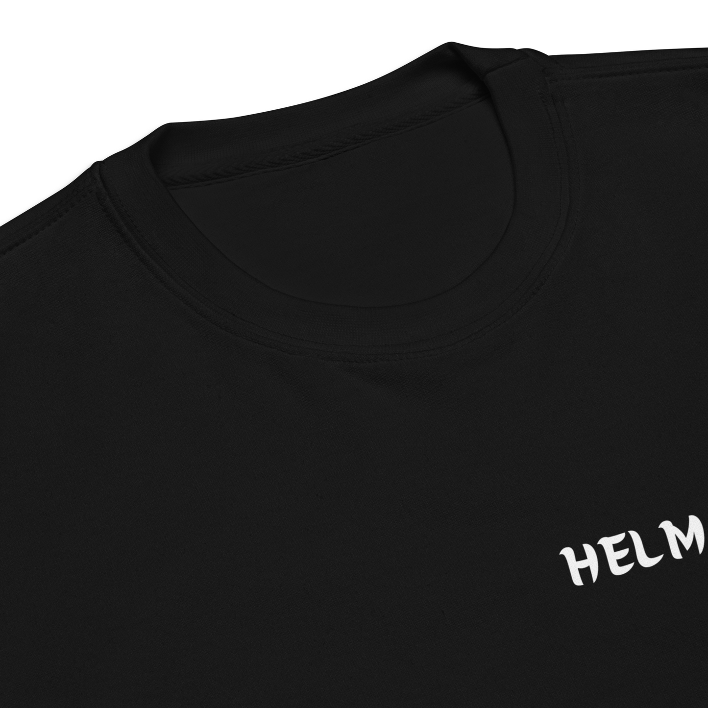 HELMOND LEGACY SWEATER BLACK CLOSE UP