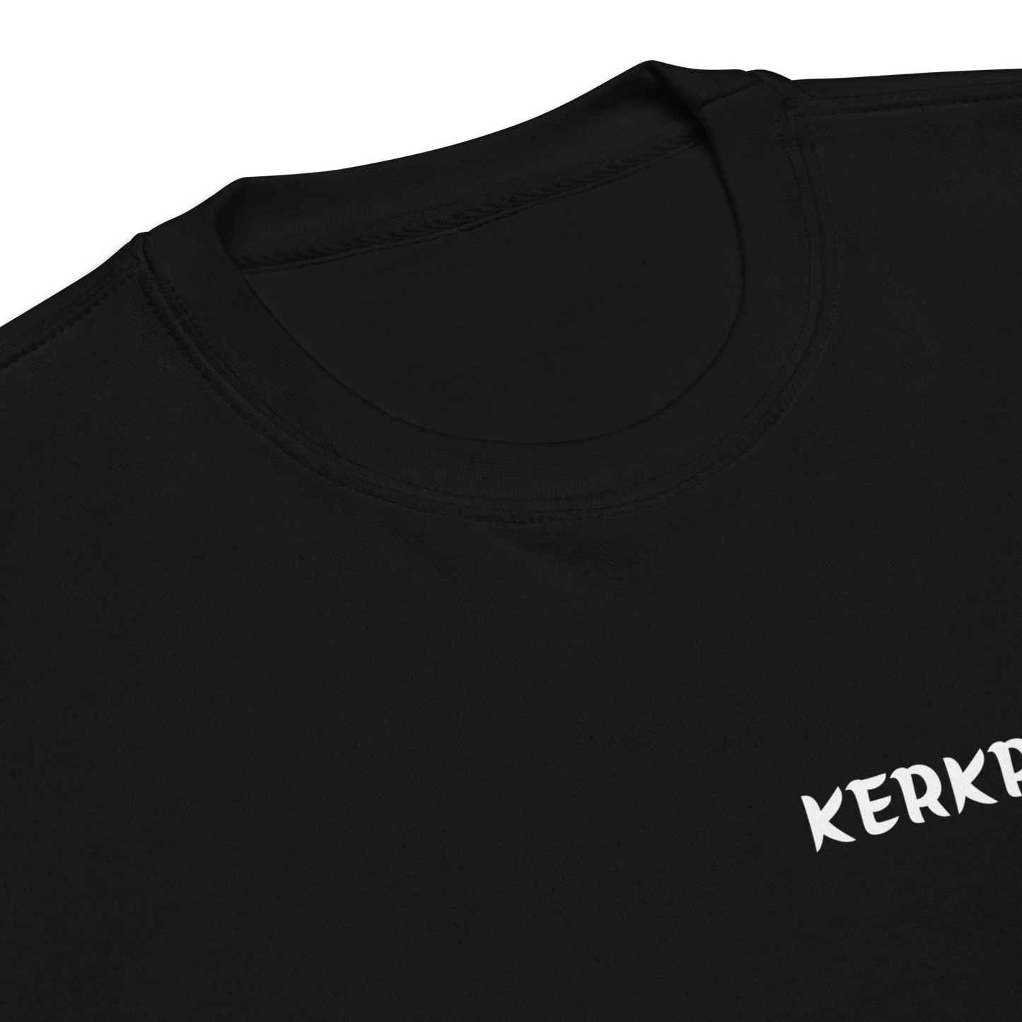 KERKRADE LEGACY SWEATER BLACK CLOSE UP