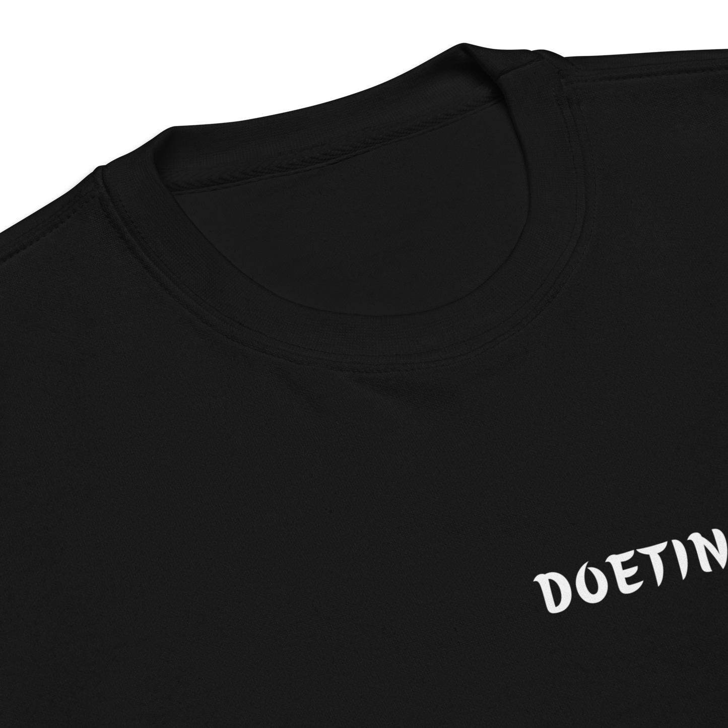 DOETINCHEM LEGACY SWEATER BLACK CLOSE UP