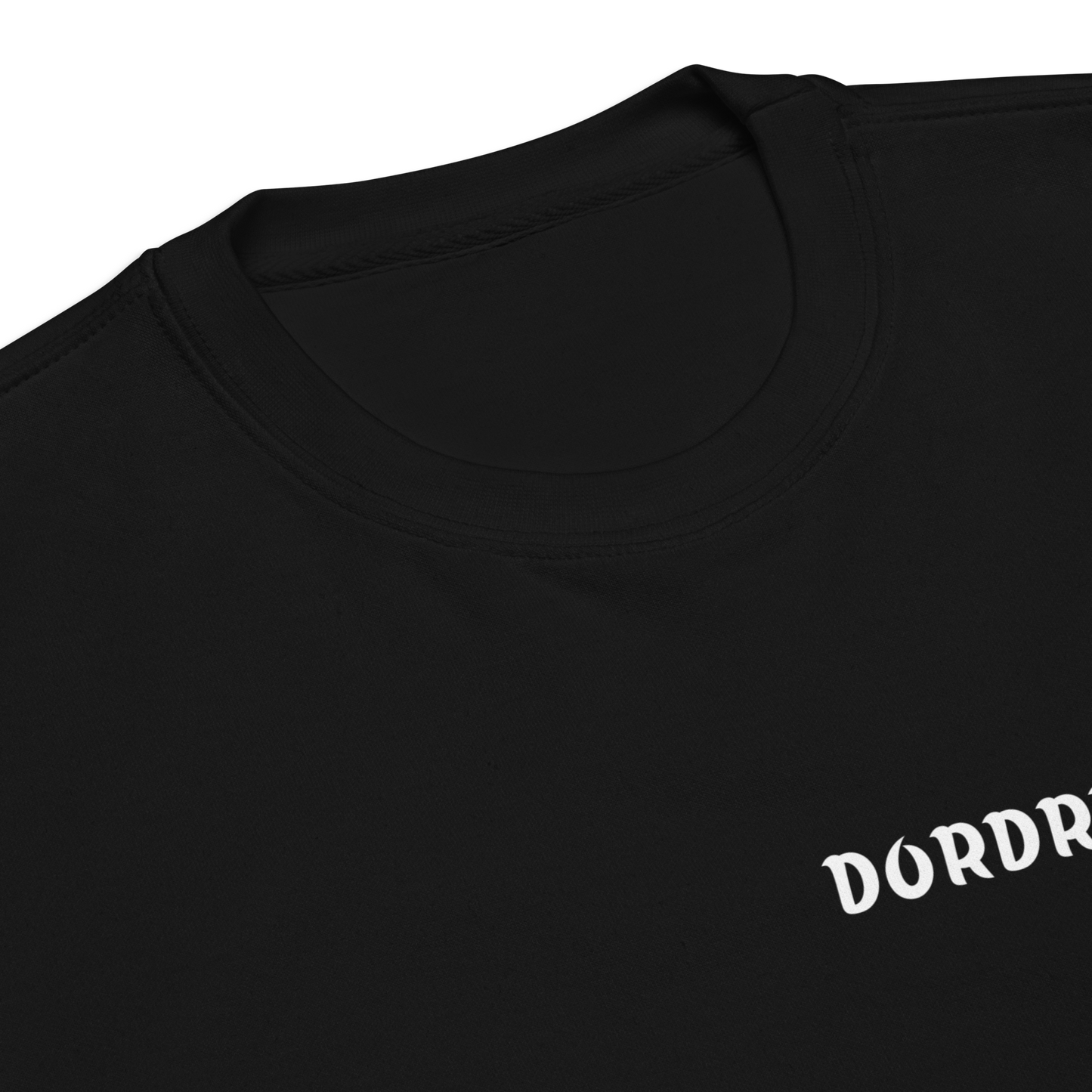 DORDRECHT LEGACY SWEATER BLACK CLOSE UP