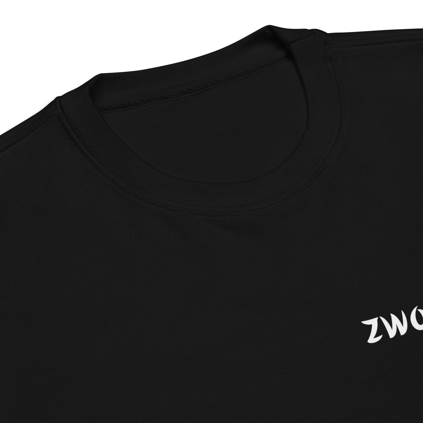 ZWOLLE LEGACY SWEATER BLACK CLOSE UP