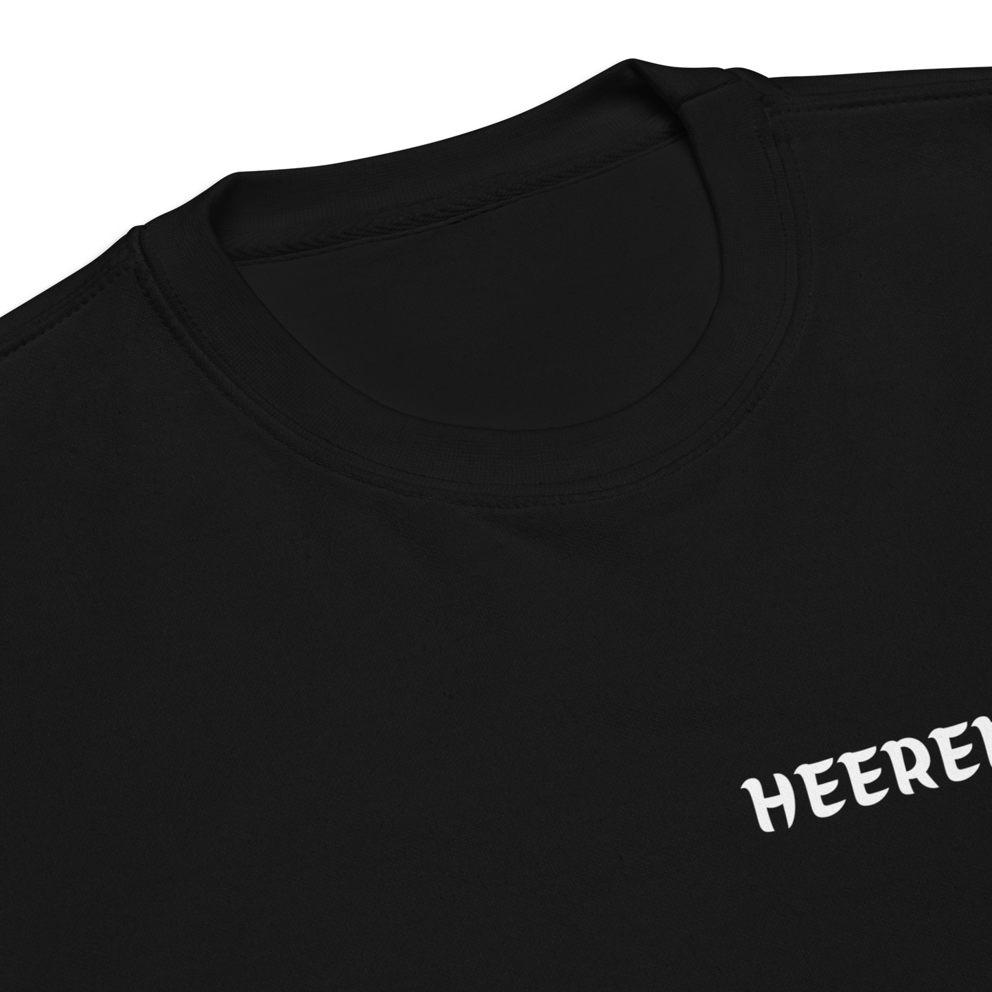 HEERENVEEN LEGACY SWEATER BLACK CLOSE UP