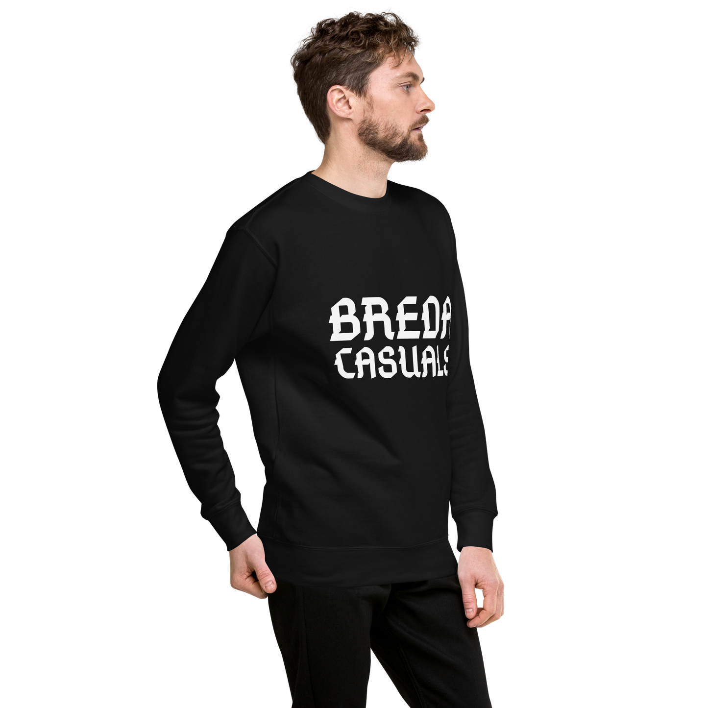 BREDA CASUALS SWEATER BLACK MAN 4