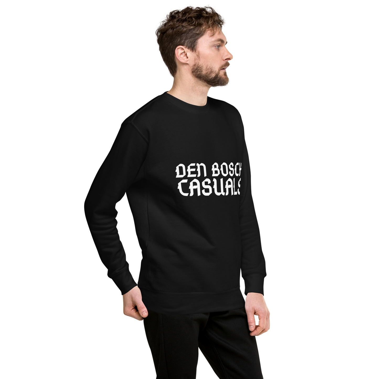 DEN BOSCH CASUALS SWEATER BLACK MAN 4