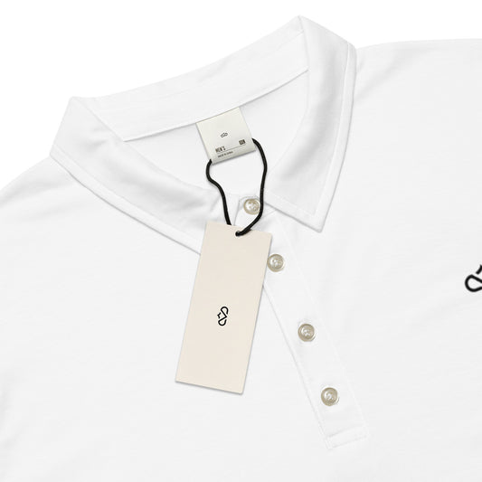 KING OF CHANGE ORIGINAL POLO WHITE WITH LABEL