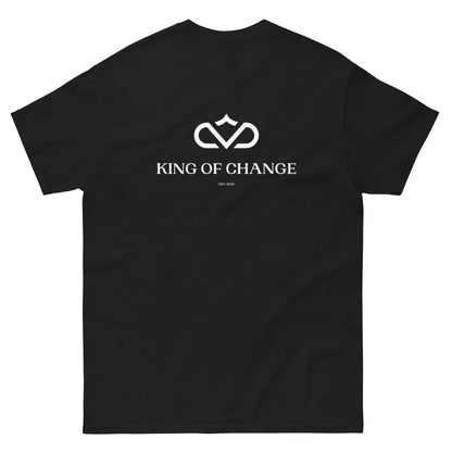 KING OF CHANGE ORIGINAL T-SHIRT BLACK BACK