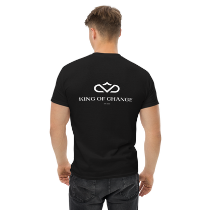 KING OF CHANGE ORIGINAL T-SHIRT BLACK MOCK UP MAN 2