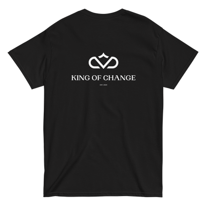 KING OF CHANGE ORIGINAL T-SHIRT BLACK BACK 2