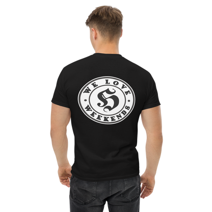 KING OF CHANGE ORIGINAL WE LOVE WEEKENDS T-SHIRT BLACK MAN 2
