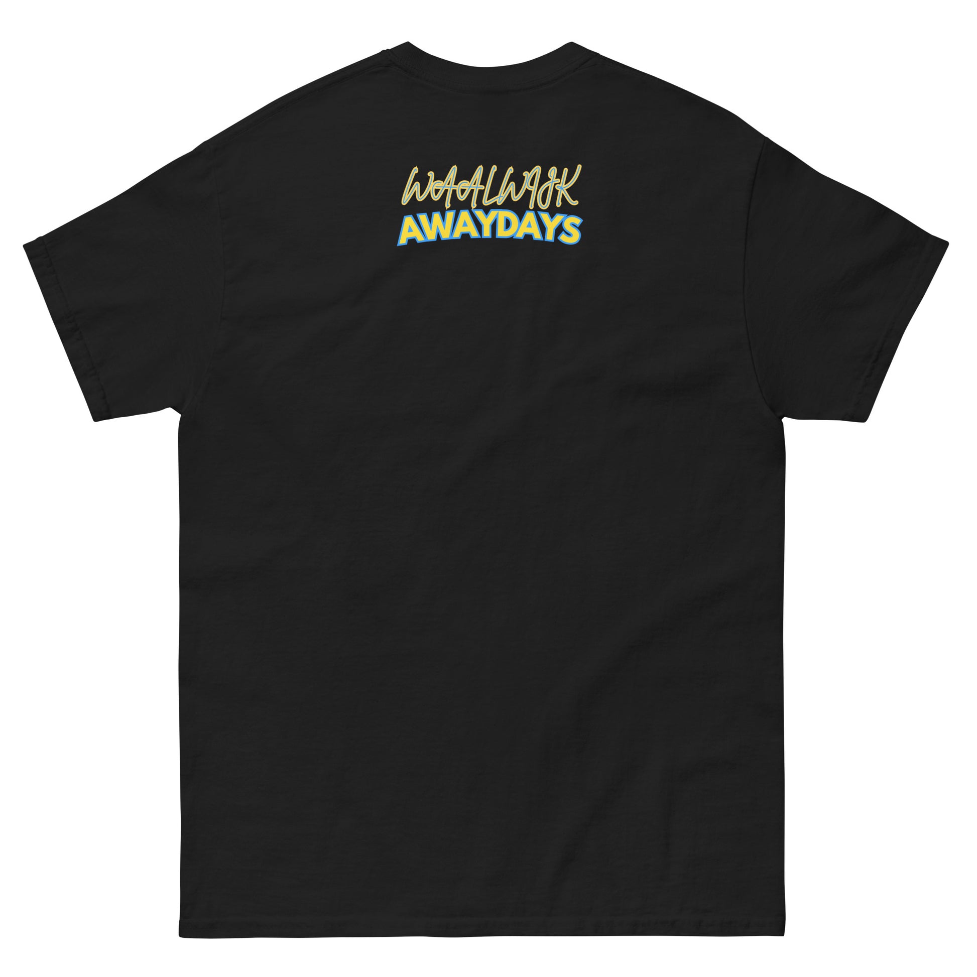 WAALWIJK AWAYDAYS T-SHIRT BLACK BACK 1