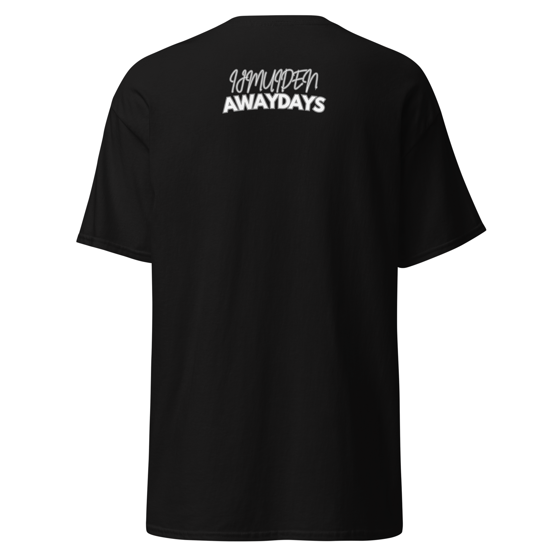 IJMUIDEN AWAYDAYS T-SHIRT BLACK BACK 2