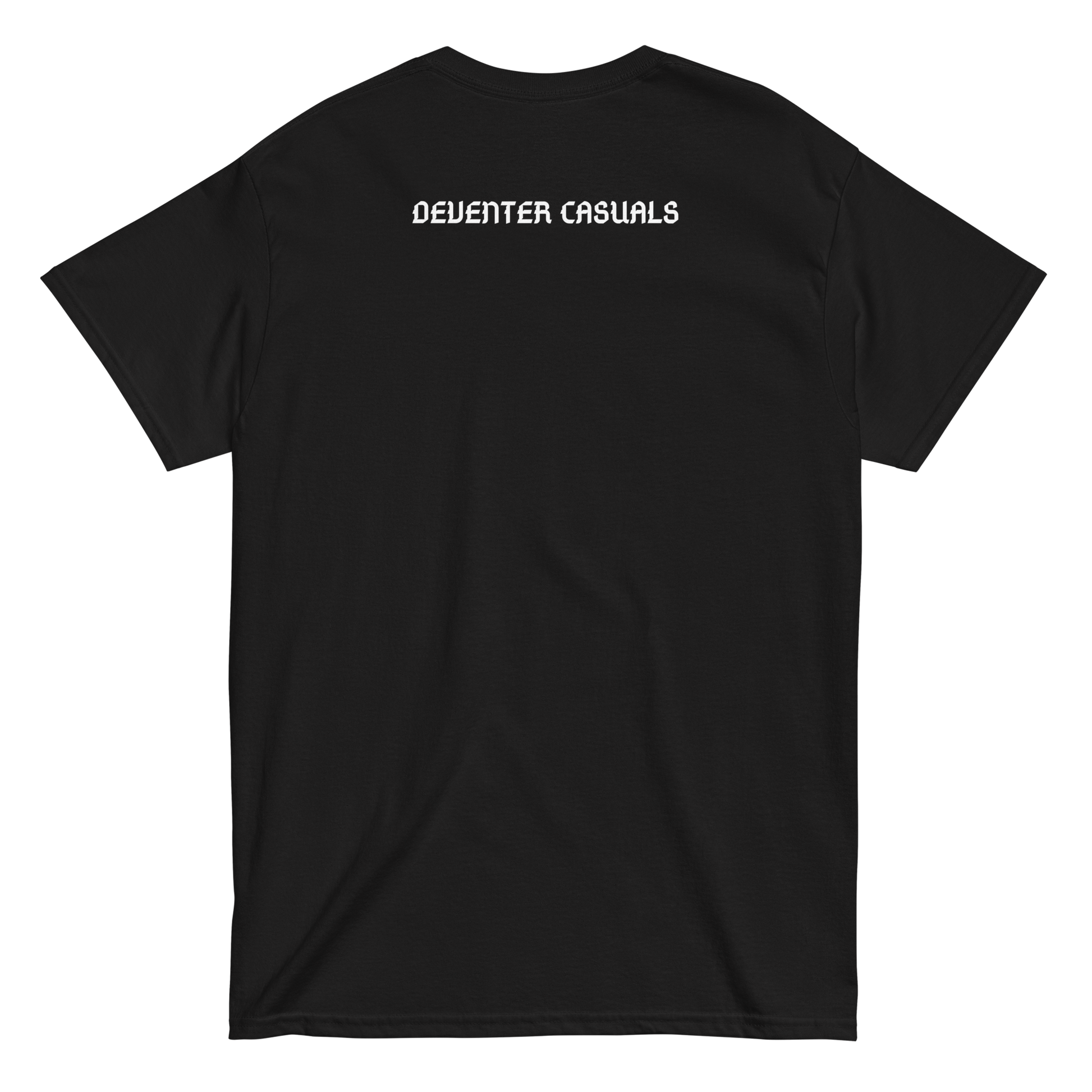 DEVENTER CASUALS T-SHIRT BLACK BACK