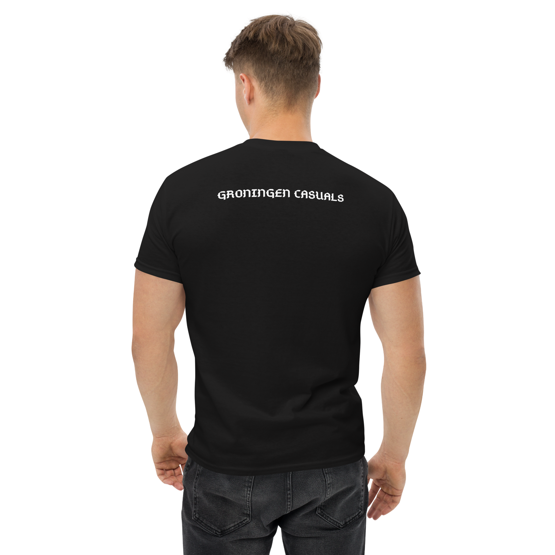 GRONINGEN CASUALS T-SHIRT BLACK MAN 2