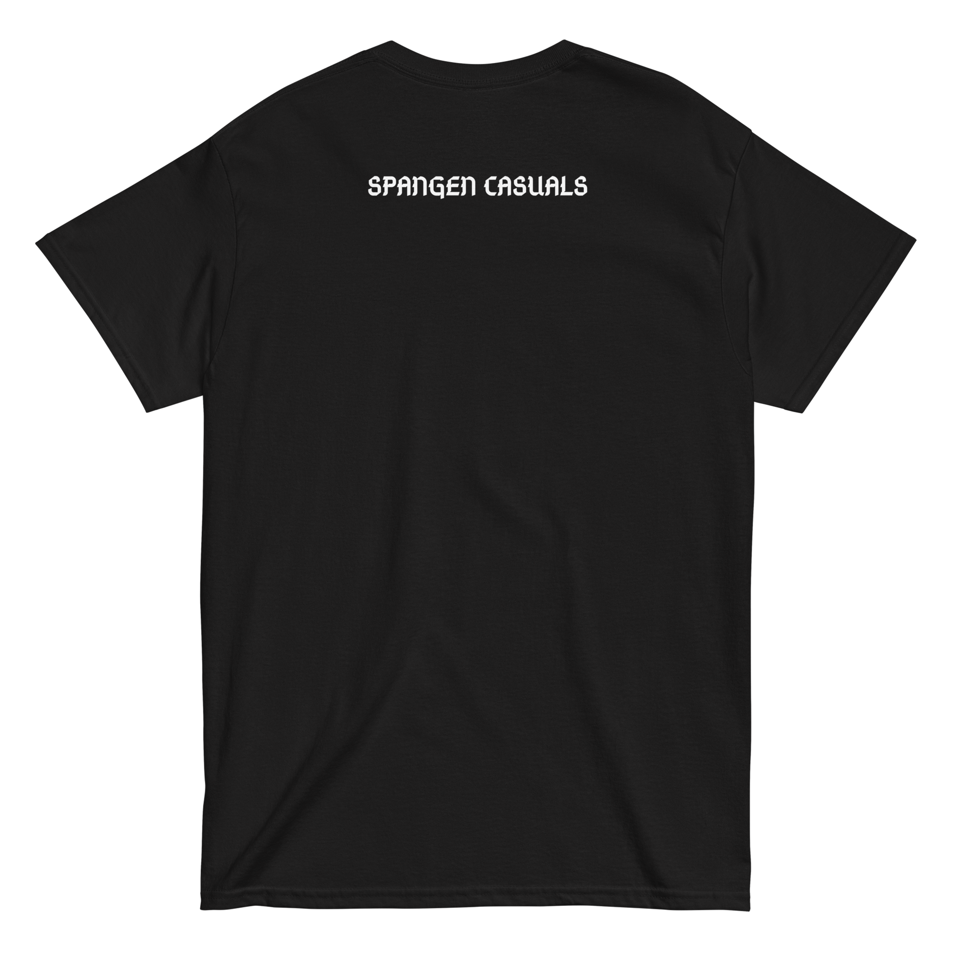 SPANGEN CASUALS T-SHIRT BLACK BACK
