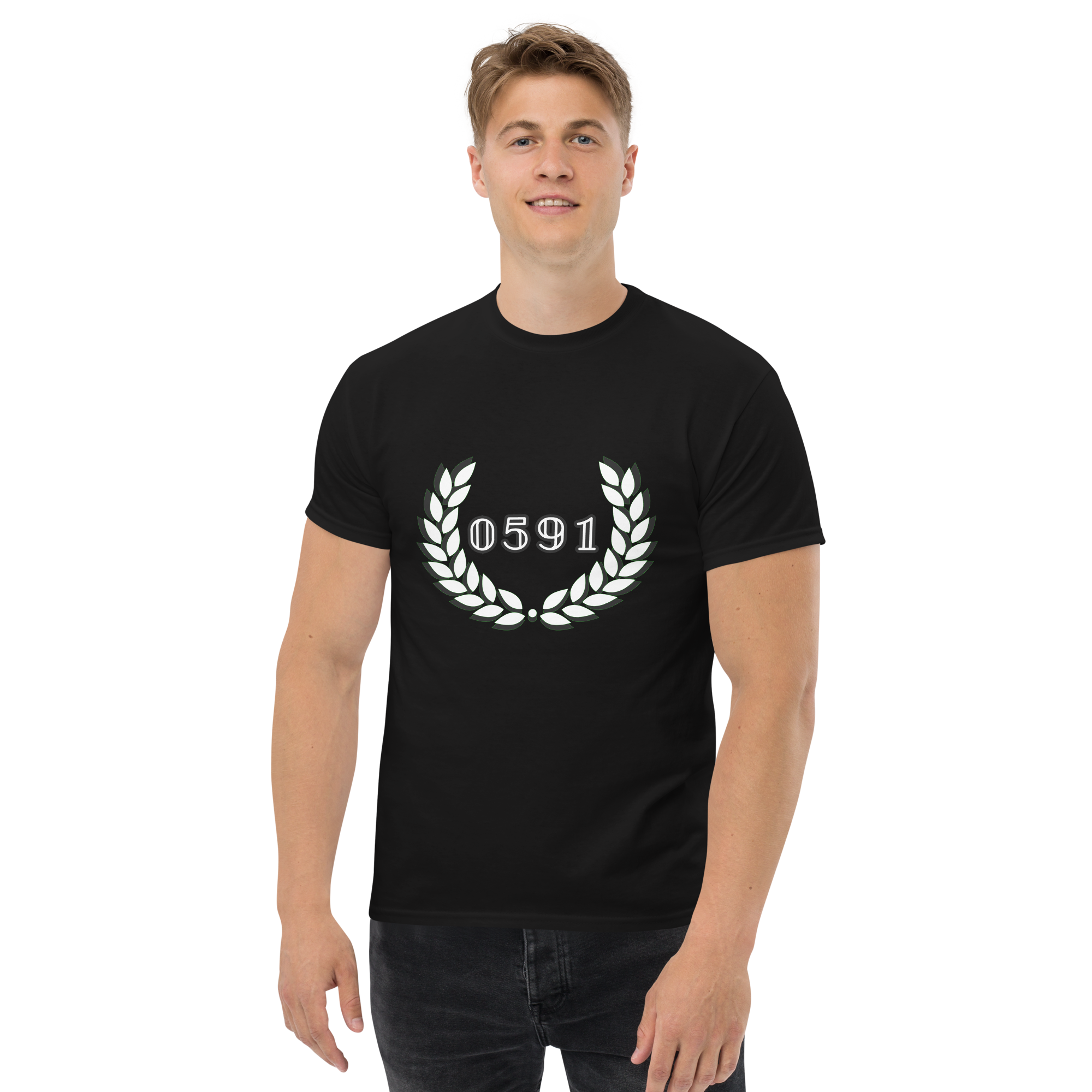 EMMEN T-SHIRT 0591 ZWART