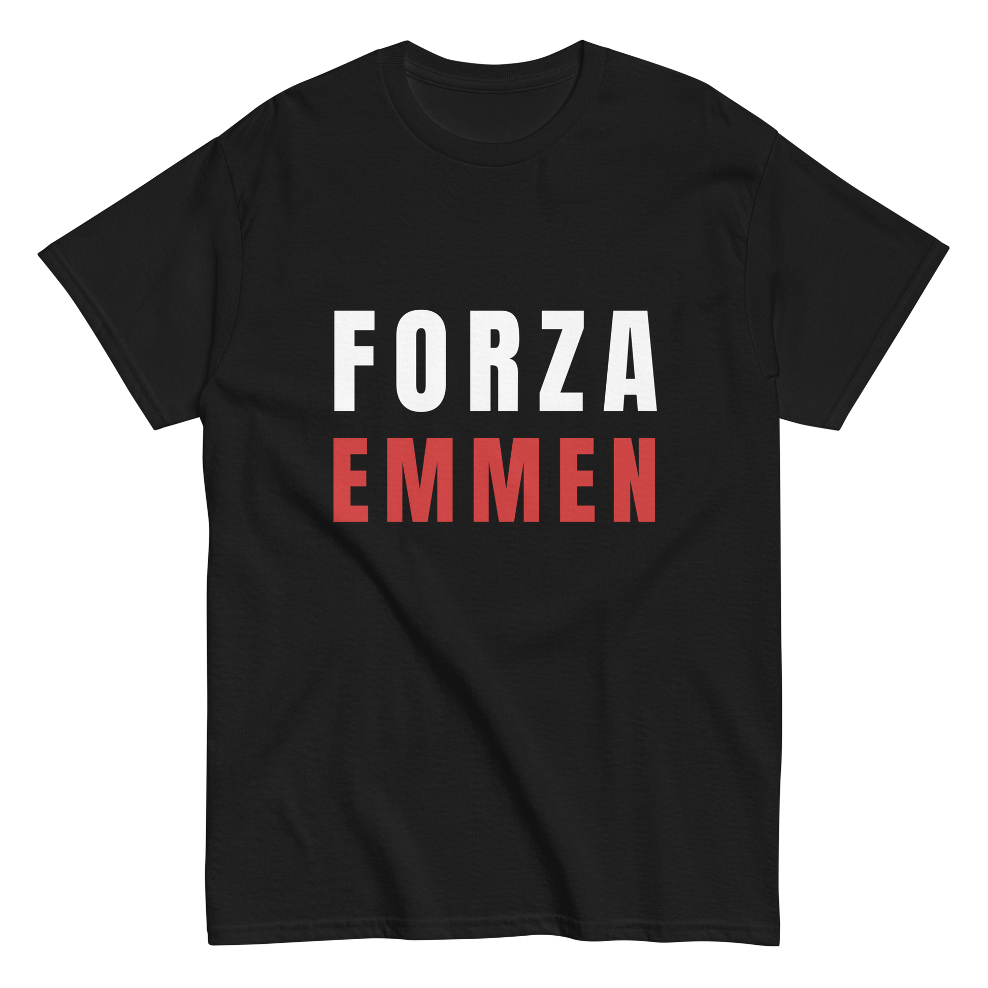 FORZA EMMEN T-SHIRT BLACK FRONT 2