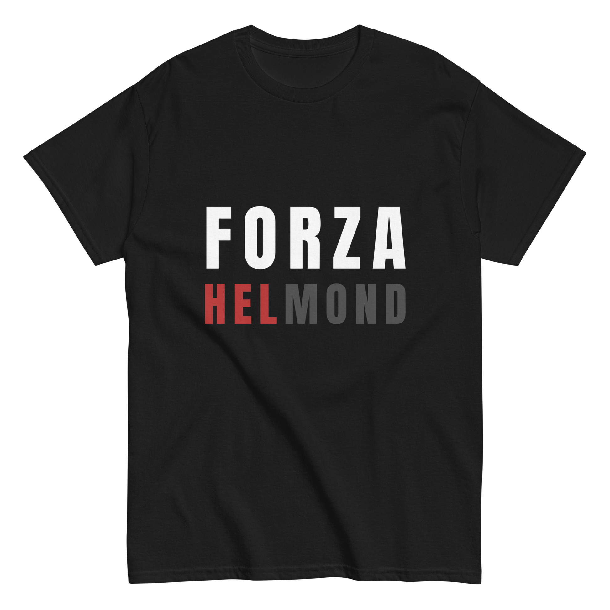 FORZA HELMOND T-SHIRT BLACK FRONT 2