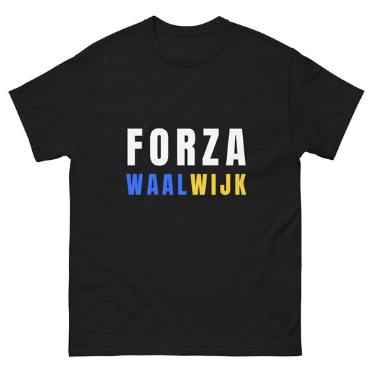 FORZA WAALWIJK T-SHIRT BLACK FRONT 1