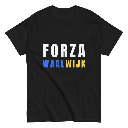 FORZA WAALWIJK T-SHIRT BLACK FRONT 2